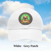 Hat - White - Grey Patch (1)